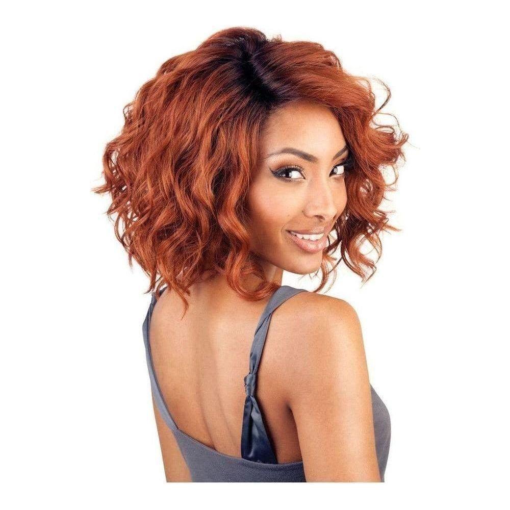 Mane Concept Brown Sugar Swiss Lace Front Blended Echthaar Perücke 206 - gtwtoporld.com