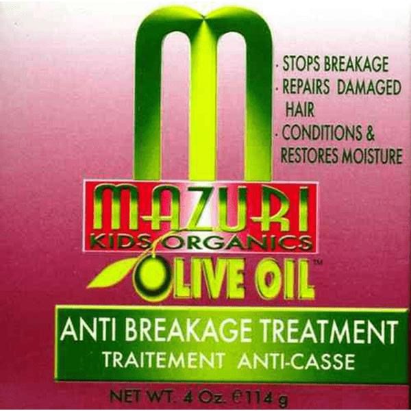 Mazuri Kids Organics Olive Oil Anti Breakage Treatment 114g - gtwtoporld.com