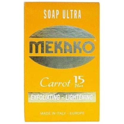 Mekako Soap Ultra Carrot 15Plus Exfoliating - Lightening 200g - gtwtoporld.com