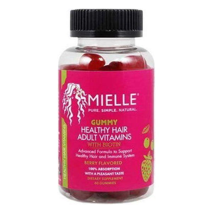 Mielle Gummy Healthy Hair Adult Vitamins 60 Gummies - gtwtoporld.com
