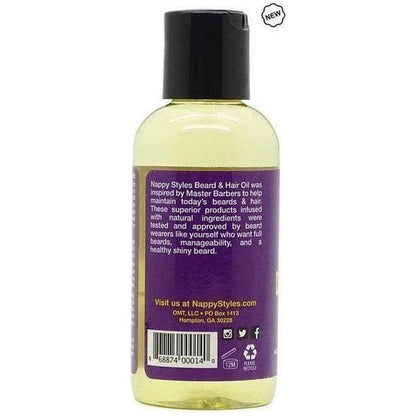 Nappy Styles Beard &amp; Hair Oil 118ml - gtwtoporld.com