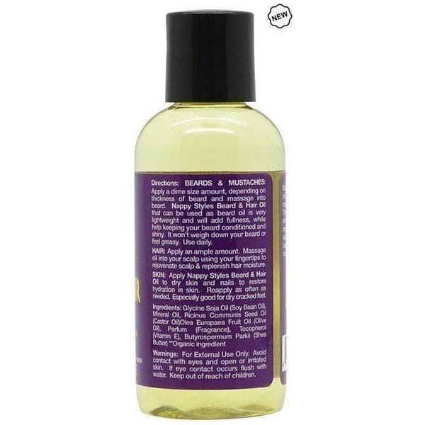 Nappy Styles Beard &amp; Hair Oil 118ml - gtwtoporld.com