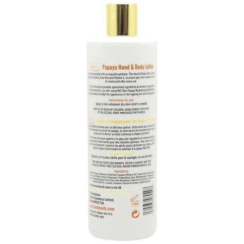 NATskin Papaya Hand &amp; Body Lotion 500ml - gtwtoporld.com