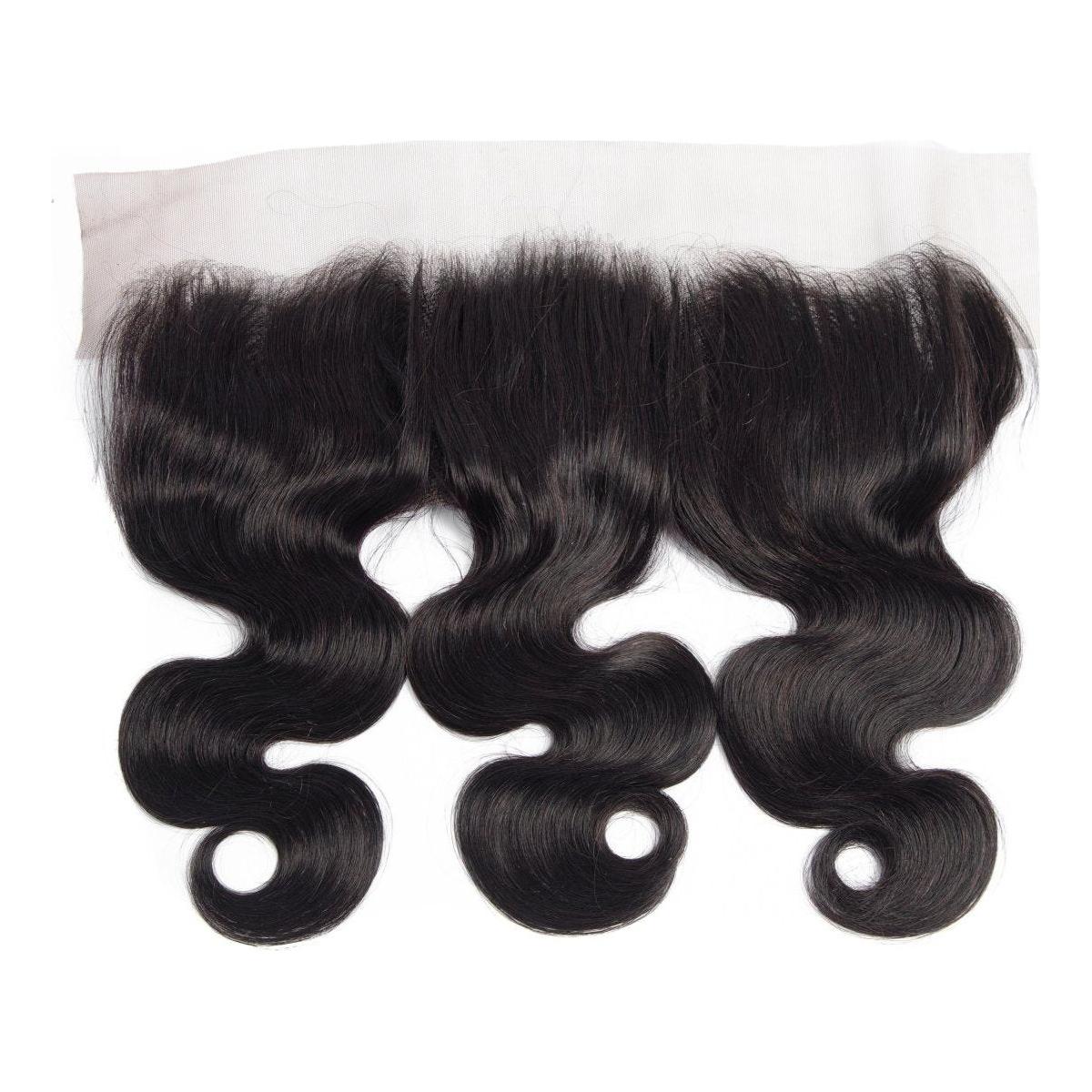 Natural Brazilian closure frontal Body 10"&amp; 14" &amp;20" - gtwtoporld.com