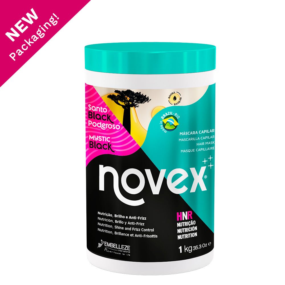 Novex Santo Black/Mystic Black Deep Hair Mask 1Kg - gtwtoporld.com