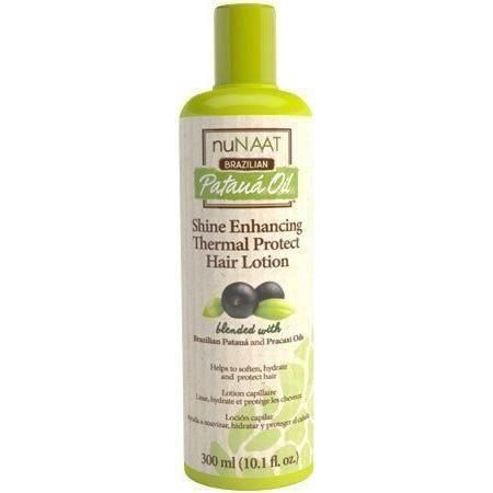 Nu Naat Brazilan Pataua Oil Shine Enhancing Thermal Protect Hair Lotion300ml - gtwtoporld.com