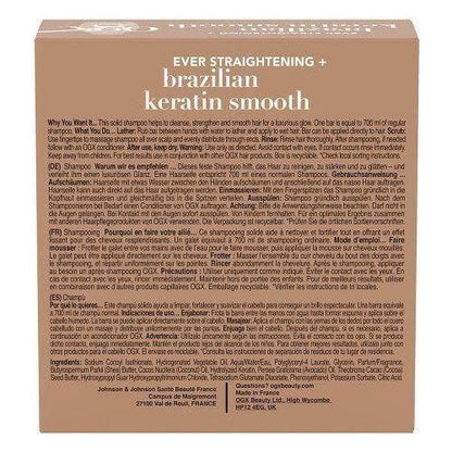 OGX Brazilian Keratin Smooth Shampoo Bar 80g - gtwtoporld.com