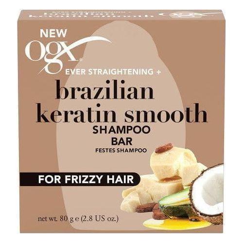 OGX Brazilian Keratin Smooth Shampoo Bar 80g - gtwtoporld.com