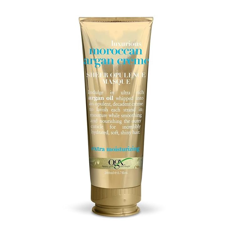 OGX Luxurious Moroccan Argan Creme Sheer Masque 6.7oz - gtwtoporld.com