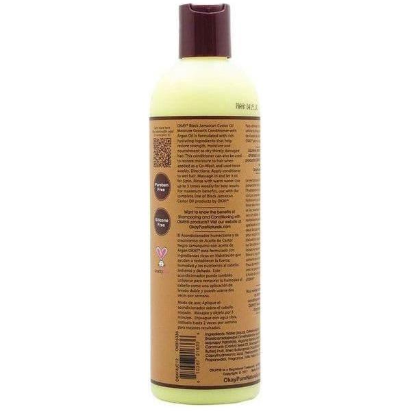 Okay Black Jamaican Castor Oil Conditioner Moisture &amp; Growth 355ml - gtwtoporld.com