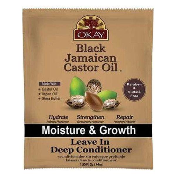 Okay Black Jamaican Castor Oil Leave - In Conditioner 44ml - gtwtoporld.com