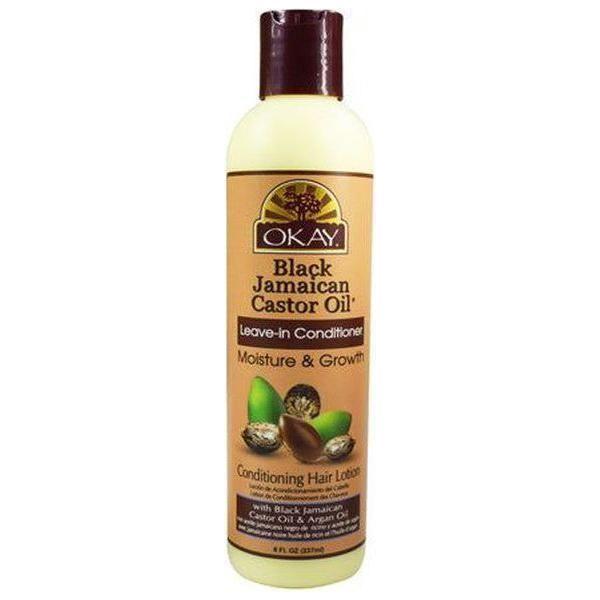 Okay Black Jamaican Castor Oil Leave - In Conditioner Moisture&amp;Growth 237ml - gtwtoporld.com