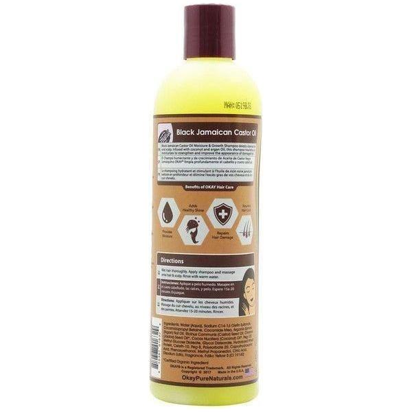 Okay Black Jamaican Castor Oil Shampoo Moisture &amp; Growth 355ml - gtwtoporld.com