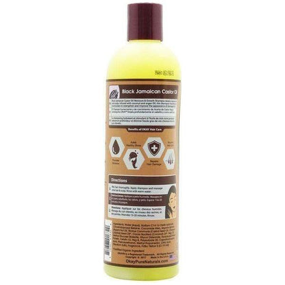 Okay Black Jamaican Castor Oil Shampoo Moisture &amp; Growth 355ml - gtwtoporld.com