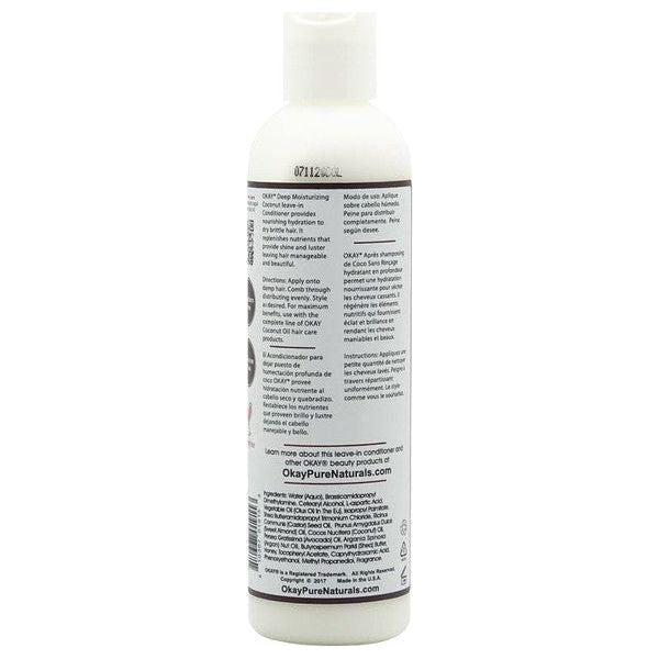 Okay Coconut Leave - In Conditioner Deep Moisturizing 237ml - gtwtoporld.com