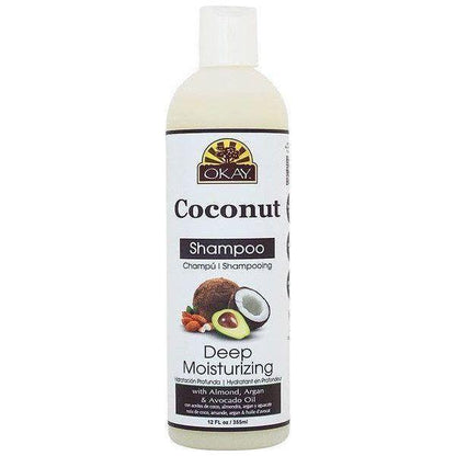 Okay Coconut Shampoo Deep Moisturizing 355ml - gtwtoporld.com