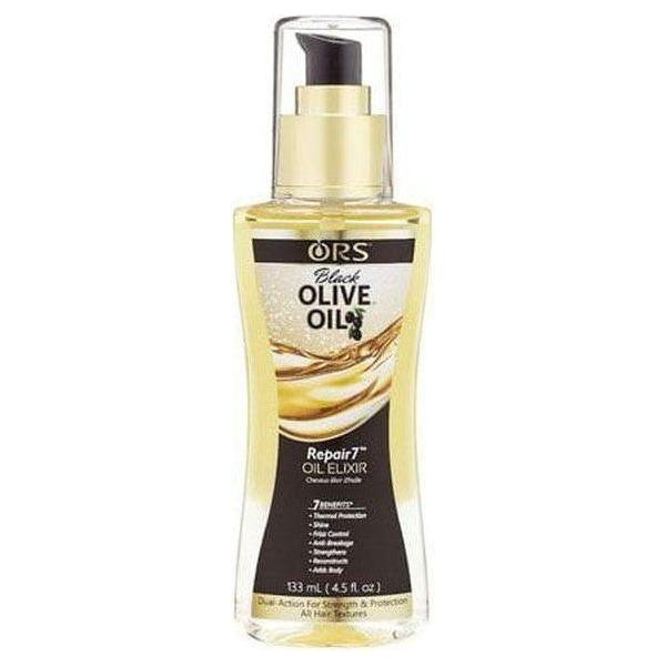 Ors Black Olive Oil Repair7 Oil Elixir 133Ml - gtwtoporld.com