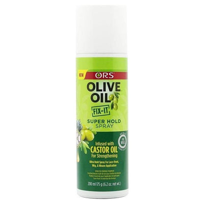 ORS Olive Oil Fix - It Super Hold Spray with Castor Oil 200ml - gtwtoporld.com