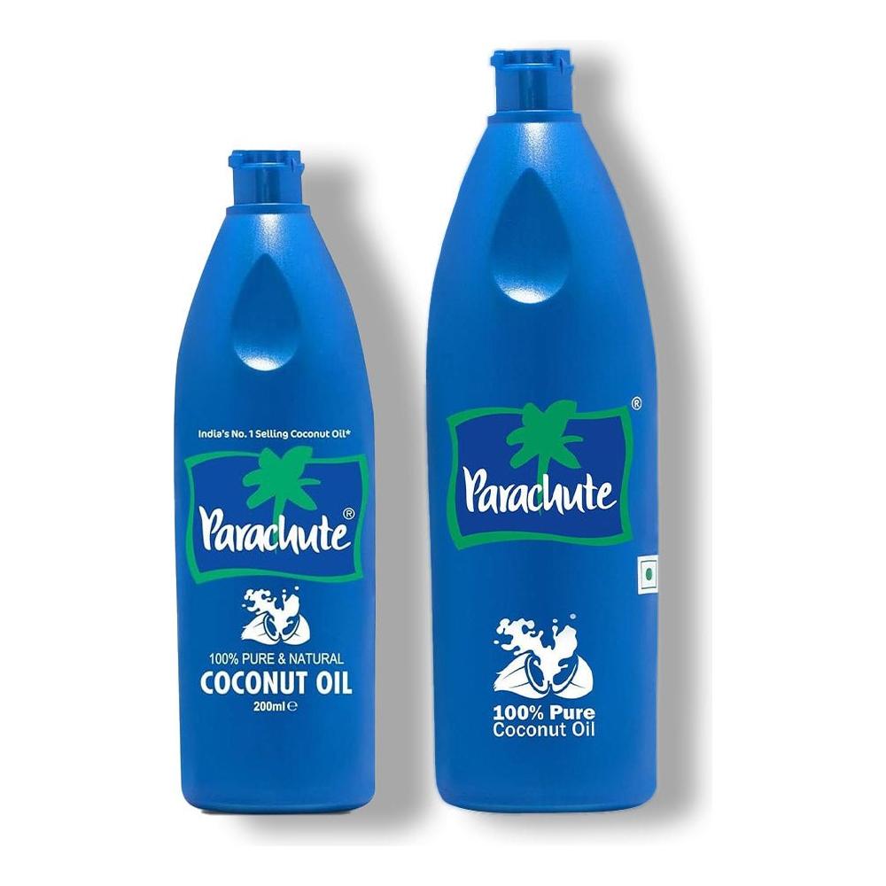 Parachute 100% Pure Coconut Oil - 500ml / 200ml - gtwtoporld.com