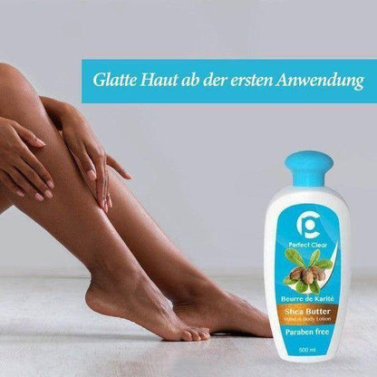 Perfect Clear Shea Butter Hand &amp; Body Lotion, Paraben free 500ml - gtwtoporld.com