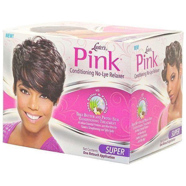 Pink Conditioning No Lye Relaxer Super with Shea Butter and Prota - silk - gtwtoporld.com