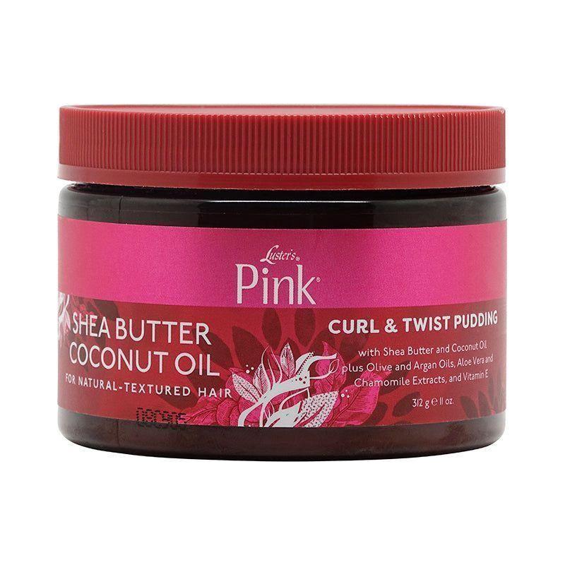 Pink Shea Butter Coconut Oil Curl &amp; Twist Pudding 312g - gtwtoporld.com