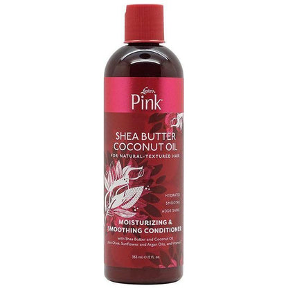 Pink Shea Butter Kokosnussöl Feuchtigkeitsspendende &amp; Glättende Spülung 355Ml - gtwtoporld.com