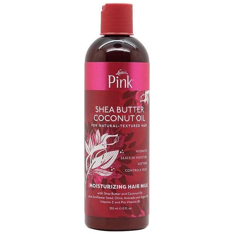 Pink Shea Butter Kokosnussöl Feuchtigkeitsspendende Haarmilch 355ml - gtwtoporld.com