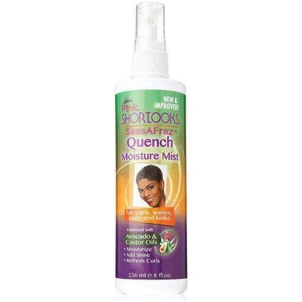 Pink ShortLooks SassA Fraz Quench Moisture Mist 236ml - gtwtoporld.com