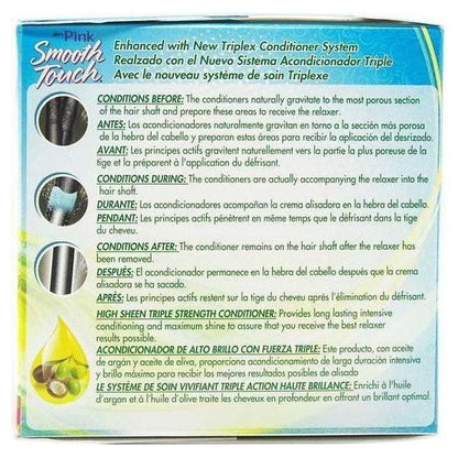 Pink Smooth Touch Olive Oil No - Lye Relaxer Kit Regular - gtwtoporld.com