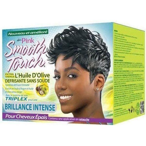 Pink Smooth Touch Olive Oil No - Lye Relaxer Kit Super - gtwtoporld.com