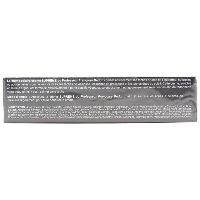 Pr. Francoise Bedon Supreme Lightening Cream Argan Oil 50ml - gtwtoporld.com