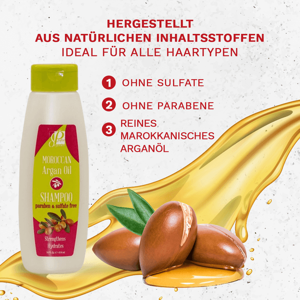 Profix Marokkanisches Arganöl Shampoo Paraben &amp; Sulfat frei 414ml - gtwtoporld.com