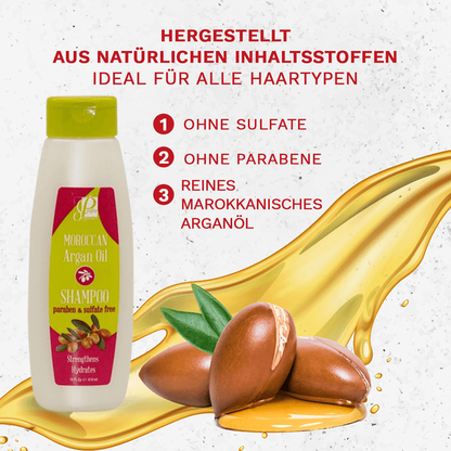 Profix Marokkanisches Arganöl Shampoo Paraben &amp; Sulfat frei 414ml - gtwtoporld.com