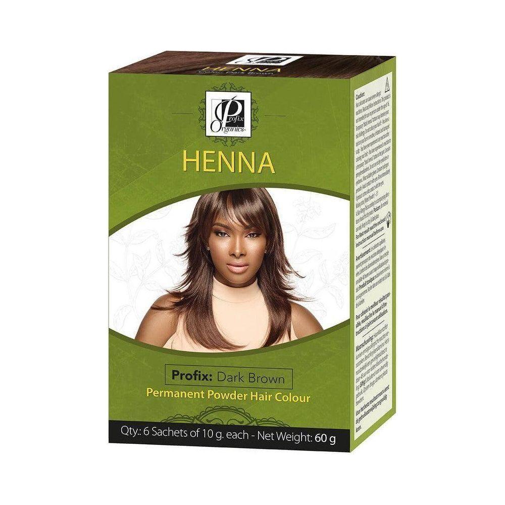 Profix Organics Henna Permanent Powder Hair Colour 60g - gtwtoporld.com
