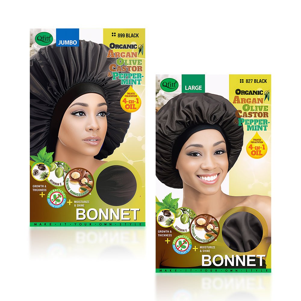 Qfitt Organic Black Bonnet (Jumbo / Large) - gtwtoporld.com