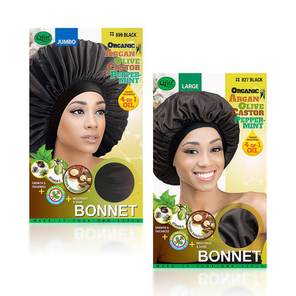 Qfitt Organic Black Bonnet (Jumbo / Large) - gtwtoporld.com