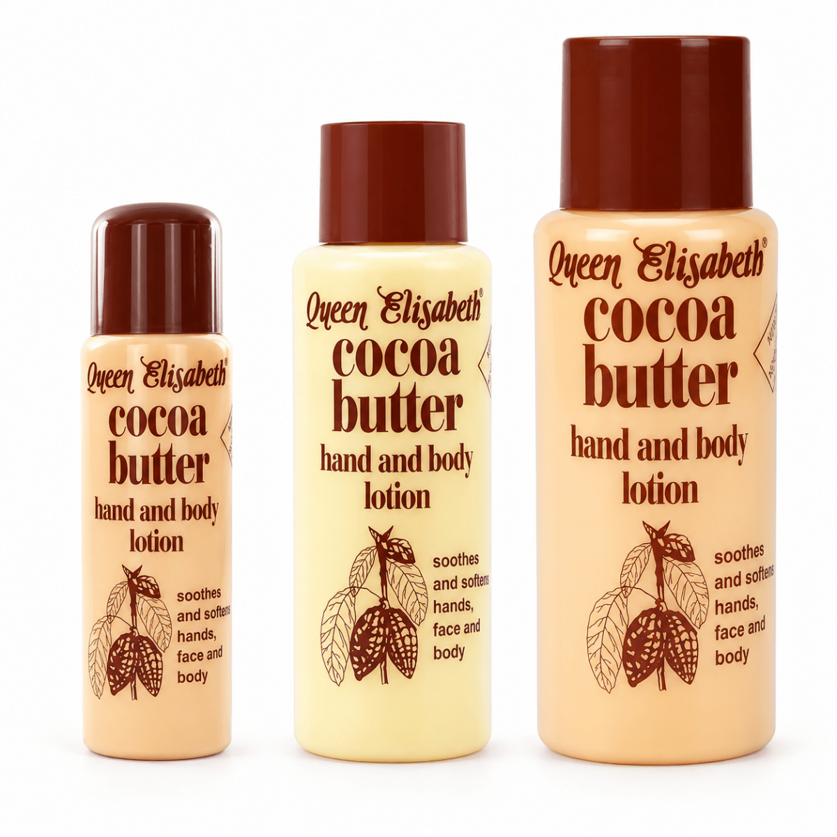 Queen Elisabeth Cocoa Butter Hand and Body Lotion (250/400/800)ml - gtwtoporld.com
