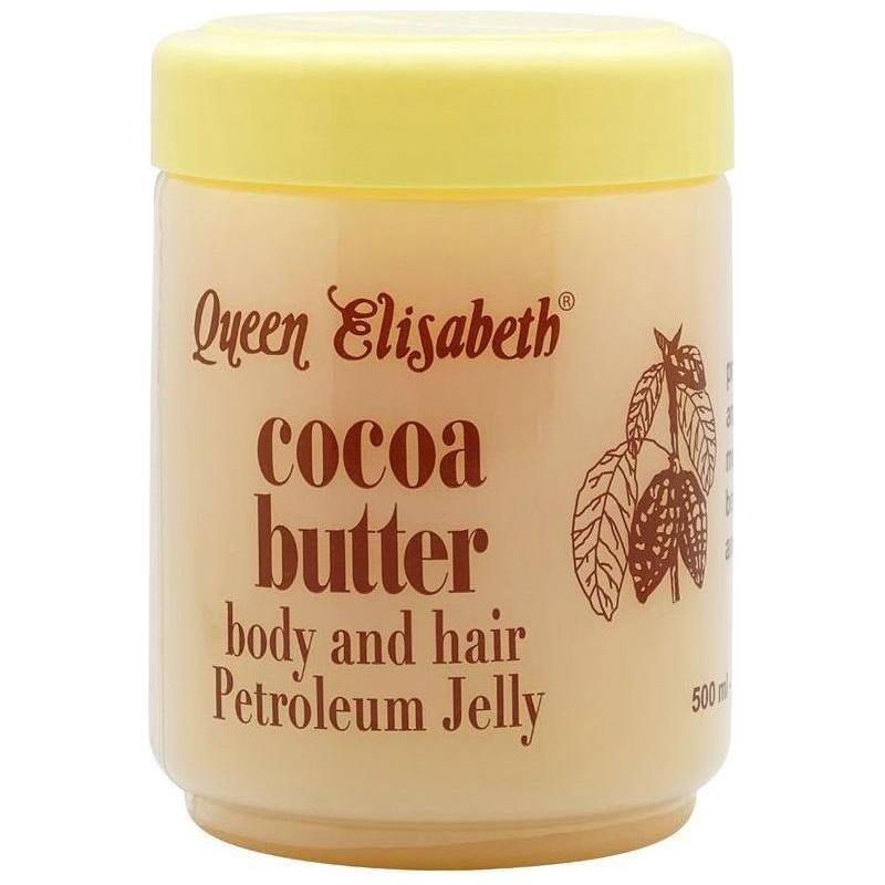 Queen Elisabeth Cocoabutter Body and Hair Petroleum Jelly 500ml - gtwtoporld.com
