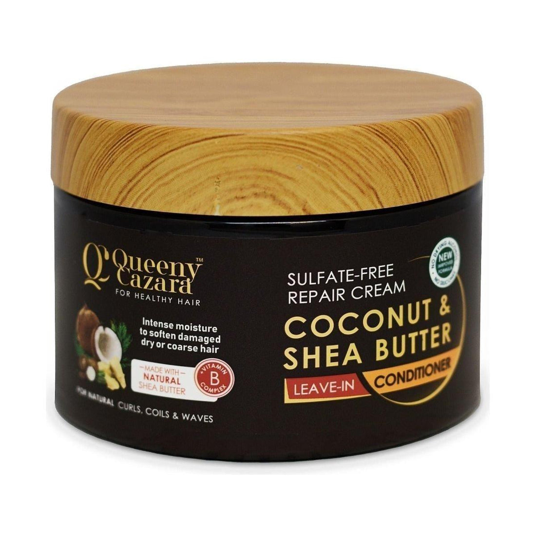 Queeny Cazara Coconut&amp;Shea Leave - In Conditioner 300ml - gtwtoporld.com