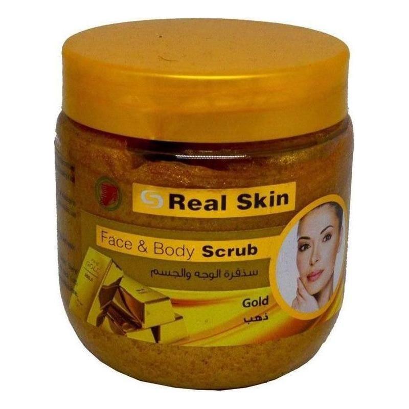 Real Skin Gesicht &amp; Körperpeeling Gold 500ml - gtwtoporld.com