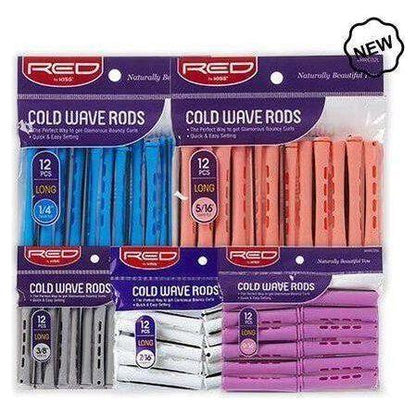 Red by Kiss Cold Wave Rods Long 12Pcs - gtwtoporld.com