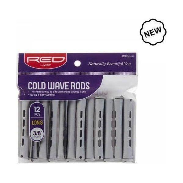 Red by Kiss Cold Wave Rods Long 12Pcs - gtwtoporld.com
