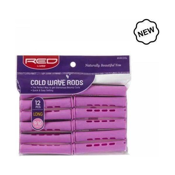 Red by Kiss Cold Wave Rods Long 12Pcs - gtwtoporld.com