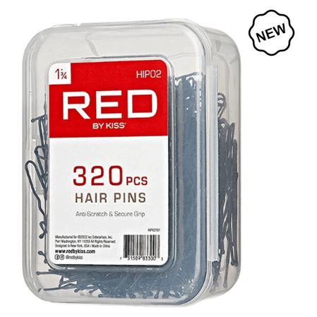 Red By Kiss Hair Pins 1 3/4 320 Pcs Black - gtwtoporld.com