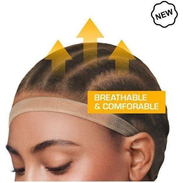 Red By Kiss HD Invisible Stocking Wig Cap 2pcs - gtwtoporld.com