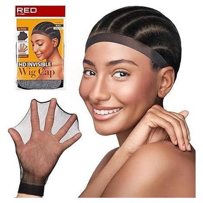 Red By Kiss HD Invisible Stocking Wig Cap 2pcs - gtwtoporld.com