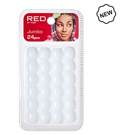 Red By Kiss Jumbo Hair Beads Jumbo 24pcs - gtwtoporld.com
