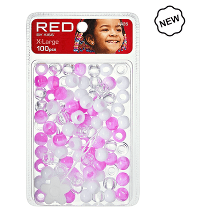 Red By Kiss Kids Hair Beads Regular / XLarge - gtwtoporld.com