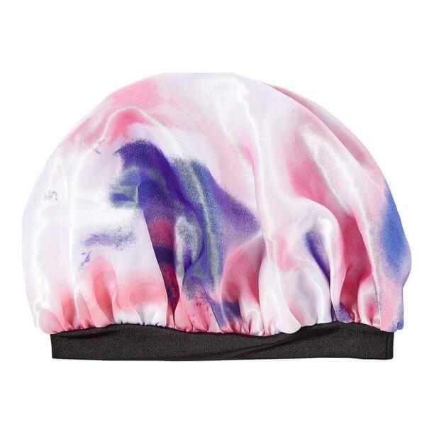 Red By Kiss Kids Satin Bonnet - Tie Dye Pink/Purple - gtwtoporld.com